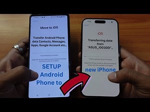 How to SETUP new iPhone 15/15 plus/15 pro/max from Android Phone