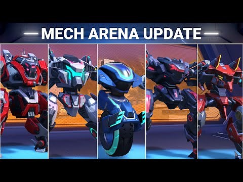All Mechs New Skin, Hangar, Map, Pilot - Visual Redesign Update - Mech Arena