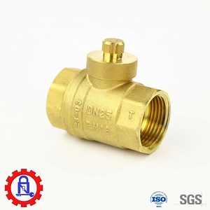 [Hot Item] Heavy-Duty Brass Ball Valve with Lock for High Pressure Systems