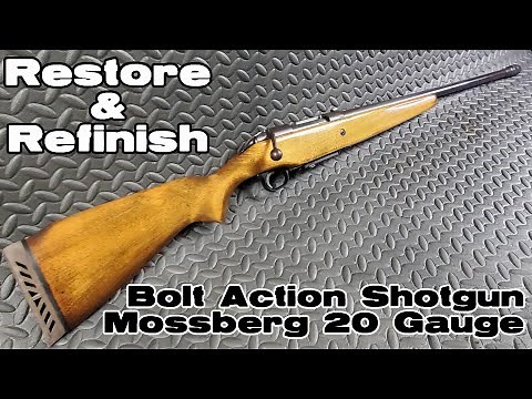 Bolt Action Shotgun - Restore & Refinish - Mossberg 385KB 20 Gauge
