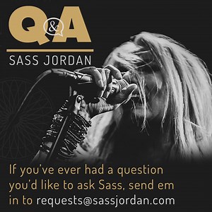 Sass thought it would be fun to take some questions from YOU! Shawn from North Carolina asks: I heard a rumor you were going to be the new lead singer of Cry of Love when Kelly left the band. Is that true ? What happened and did you record anything with the band? Watch the video to hear the answer! If you’ve ever had a question you’d like to ask Sass, send em in to requests@sassjordan.com. | Sass Jordan