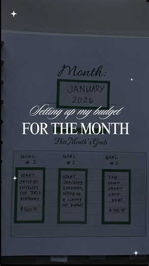 Alaina Fingal on Instagram: "It’s time to set up your budget for the month. Setting up my goals and my monthly calendar so I can have a visual to refer to throughout the month is the best way to make sure: 1. I don’t forget any of my bills or due dates 2. I know which bill is covered by which payday 3. I have a reference as I am completing my paycheck budget sheet If you haven’t set up your monthly budget yet, take this video as your sign to get it done. ☺️ P.S. If you would like the link to my