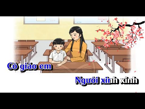 Karaoke - Cô Giáo Em - Âm Nhạc lớp 1 Chân Trời Sáng Tạo | Lớp Nhạc Doremi
