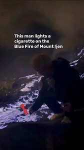 5.2K views · 40 reactions | Blue fire Kawah Ijen adalah fenomena alam langka di Banyuwangi, Jawa Timur, berupa nyala api biru yang di-hasilkan dari pembakaran gas belerang panas yang keluar dari celah-celah batuan. Blue fire bukanlah lava, melainkan api yang timbul dari pembakaran gas belerang dengan suhu di atas 360°C saat bertemu dengan udara terbuka. #BlueFire #ijen #mountijen #banyuwangi #jawatimur #indonesia | Agus S Maruf | Facebook