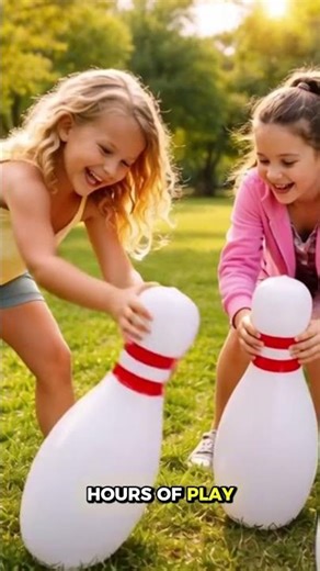 PVC Inflatable Bowling Set - Indoor and Outdoor Bowling Ball and Pins