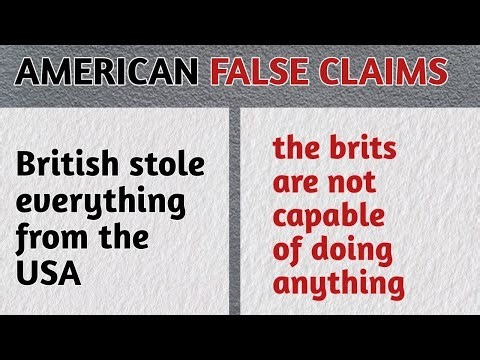 Americans claim they invented British inventions