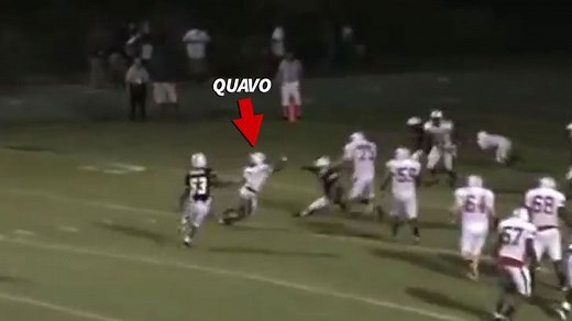 Quavo Releases High School Football Highlight Reel, And He's Ballin' Like Mike Vick!