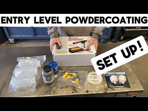 Getting Started Powdercoating UNDER $220! Eastwood Dual Voltage Powder Coating Gun Review