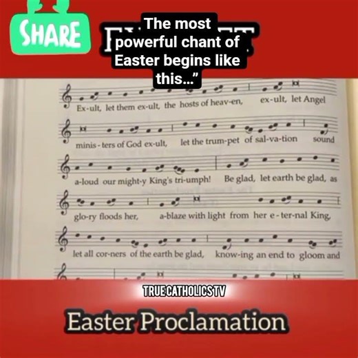 This Chant Opens the Easter Vigil #truecatholicstv#eastervigil#catholic#holyweek#catholiclive