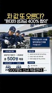 Car Prices Going Up Again? Hyundai Motor Reaches 400% Bonus Agreement #HyundaiMotor #Union #GV90 ...