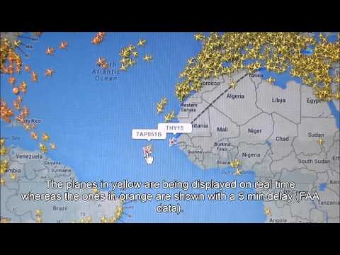 Flightradar24.com - How to track flights / como rastrear voos