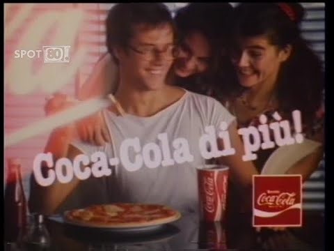 COCA COLA SOGG. PIZZA (1984) Spot Anni 80