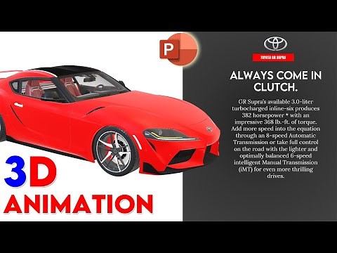 PowerPoint 3D Animation | TOYOTA Inspired PowerPoint Morph Presentation