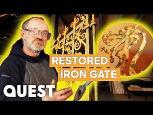 Blacksmith Adds A Welsh Flourish To A Restored 19th Century Gate | Salvage Hunters: The Restorers