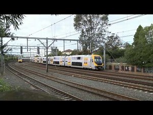 Lots Of Sydney Trains - Cityrail Passenger Trains At Burwood NSW (1/6/2010) - PoathTV Railways