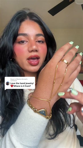 Custom Indian Gold Hand Chain - Jewelry Tour