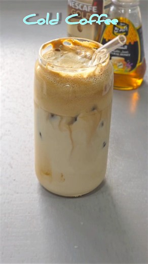 Cold Coffee | Honey whipped cold coffee #recipe