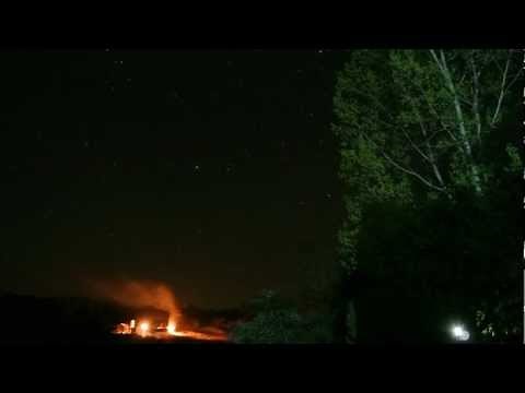61 minute Time lapse of night sky Nikon 1 J1