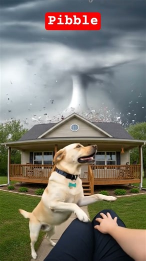 pibble gets sucked up by a tornado 🌪 #art #music #funny
