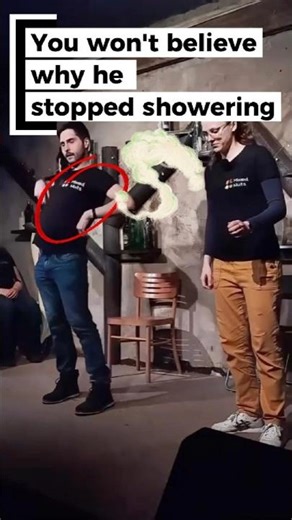 Why John Refuses to Shower After Jogging 💀 #improv #comedy