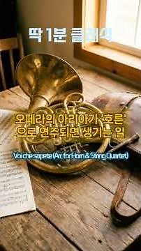 볼프강 아마데우스 모차르트의 오페라 '피가로의 결혼' 중 'Voi che sapete'. #클래식스토리 #딱1분클래식 #클래식음악