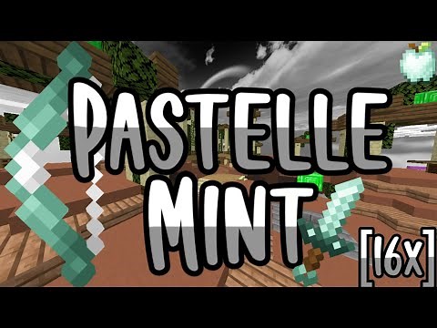 Pastelle Mint [16x] MCPE PVP Texture Pack by Looshy