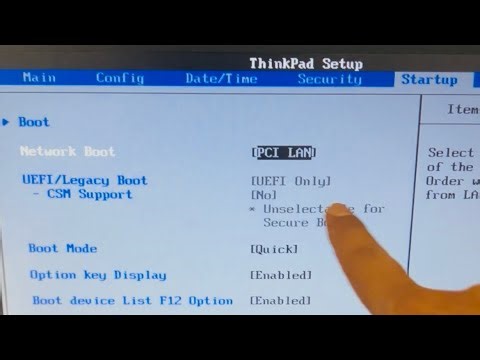 Lenovo T470 Secure Mode Not Bootup