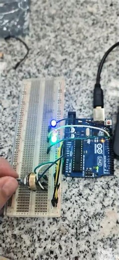 Arduino - Potenciometro #arduino #led