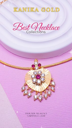 1.6K views · 14 reactions | The Addigai necklace(choker) is the type of temple jewelry thrived under the patronage of the Cholas, Pandyaas and Rayars Dynasty in South India from the 9th century till the 16th century.  It is originally crafted to adorn the Indian royalty who then donated them to temples, Addigai necklaces were later worn by temple dancers and gradually, the designs became a part of the south Indian bridal trousseau. | Kanika Gold | Facebook