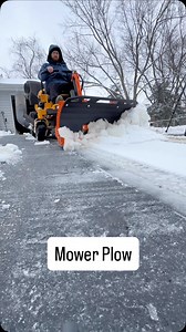 12K views · 3.1K reactions | How cool is this set up from @mulchmateusa This was super exciting to put on and use for snow. A little overkill for my driveway but not when I can knock out all the neighbors too! | Rooted Lawn Co | Facebook