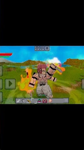 SUKUNA UNLEASHED: Heian Era Domain + Crazy Movesets | Jujutsu Awakening Addon mcpe 🔥💀⚡👑 #shorts