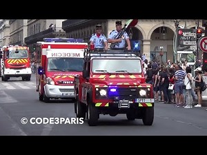BSPP défilé 14 juillet // Paris Fire Brigade Bastille Day