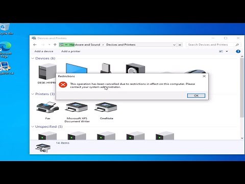 How to Prevent User From Deleting or Adding Printers on Windows