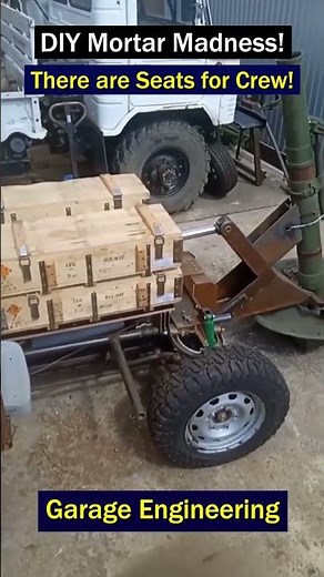 A Russian DIY Self Propelled Mortar System!