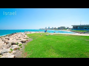 Israel, Mediterranean Sea in Haifa