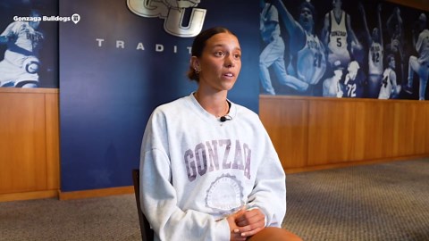 Gonzaga's Allie Turner on her jumpshot and who she models her game after