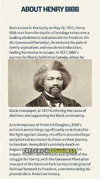 HENRY BIBB: abolitionist + advocate for freedom #askattica #kentucky #blackhistorymonth #history