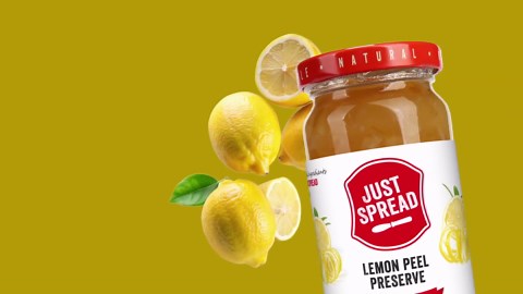 Just Spread 100% Fruit Preserve | Made with Real Fruit Pieces & Only 4 Ingredients | Gluten Free, Vegan, Non GMO, No Added Sugar | 10oz, 6 Pack (6 Flavor Variety)