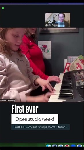 Open Studio, Piano duets (First Time Doing This)
