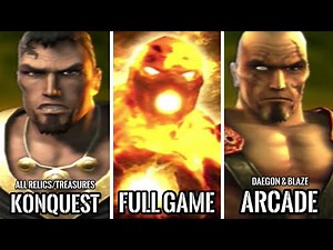 MORTAL KOMBAT ARMAGEDDON | Full Game | Konquest Mode | All Relics | Arcade Mode with Daegon & Blaze