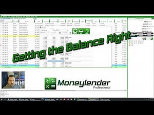 Getting the Balance Right - Calculating and Servicing Loans with Moneylender Professional