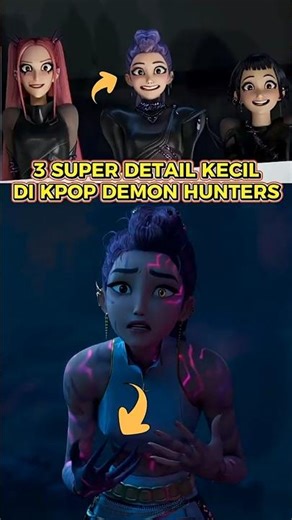 3 SMALL DETAILS IN KPOP DEMON HUNTERS THAT WE MISSED #kpopdemonhunters
