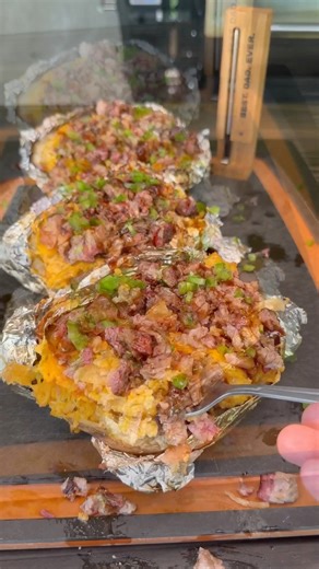 607K views · 4.3K reactions | Brisket Loaded Potatoes | Grillnation | Facebook