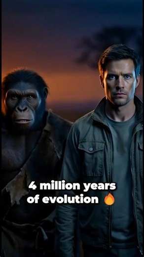 Did you know that 4 MILLION YEARS of EVOLUTION fit into 1 video? #shorts #evolution #humanevolution