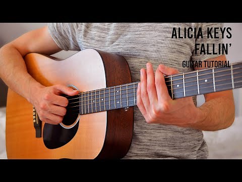 Alicia Keys - Fallin' EASY Guitar Tutorial With Chords / Lyrics