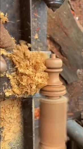 Precision Wood Lathe Shaping with Profile Template Tool