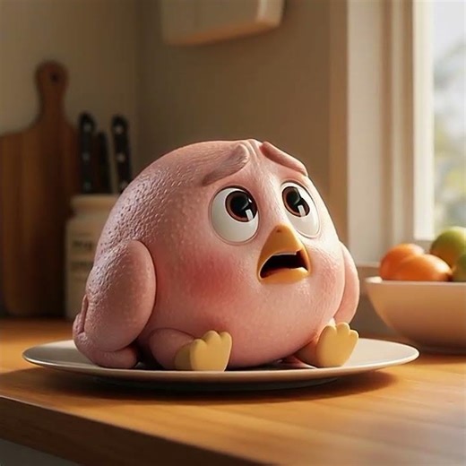 Talking Food Friends 😂🍗 | Pixar Style Animation