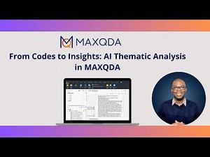 From Codes to Insights: AI Thematic Analysis in MAXQDA