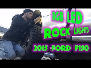 Amazon RGB LED rock lights installed on my lifted f150 - Rock lights review