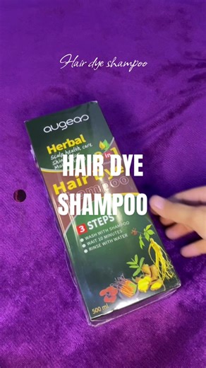 Herbal Hair Dye Shampoo for Vibrant Color
